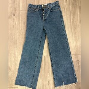 Denim Forum Straight Leg Blue Jeans